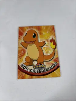 2000 Topps Pokemon TV Animation Series Blue Logo #04 Charmander - Image 1