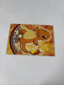 2000 Topps Pokemon TV Animation Series Blue Logo #04 Charmander - Image 2