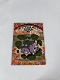 2000 Topps Pokemon TV Animation Series Blue Logo #110 Weezing - Image 3