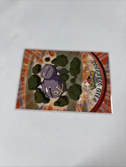 2000 Topps Pokemon TV Animation Series Blue Logo #110 Weezing - Image 4