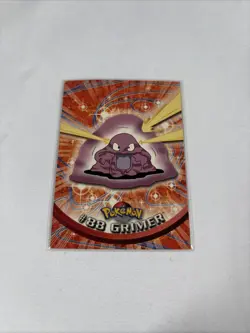 2000 Topps Pokemon TV Animation Series Blue Logo #88 Grimer - Image 1