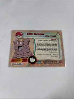 2000 Topps Pokemon TV Animation Series Blue Logo #88 Grimer - Image 5