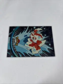 2000 Topps Pokemon TV Animation Series Blue Logo Holo #118 Goldeen - Image 2