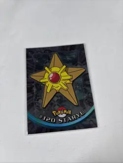 2000 Topps Pokemon TV Animation Series Blue Logo Holo #120 Staryu - Image 1