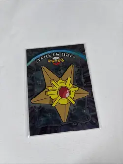 2000 Topps Pokemon TV Animation Series Blue Logo Holo #120 Staryu - Image 3
