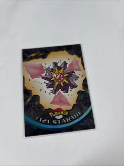 2000 Topps Pokemon TV Animation Series Blue Logo Holo #121 Starmie - Image 1
