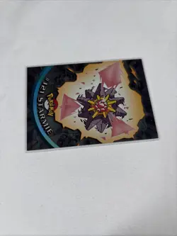 2000 Topps Pokemon TV Animation Series Blue Logo Holo #121 Starmie - Image 4