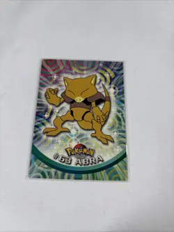 2000 Topps Pokemon TV Animation Series Black Logo #63 Abra - Image 1