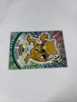 2000 Topps Pokemon TV Animation Series Black Logo #63 Abra - Image 2