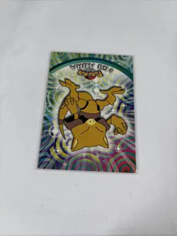 2000 Topps Pokemon TV Animation Series Black Logo #63 Abra - Image 3