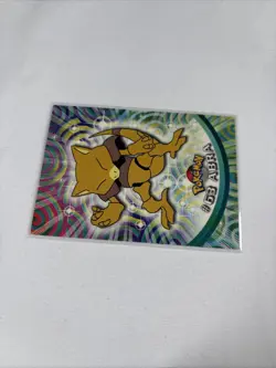 2000 Topps Pokemon TV Animation Series Black Logo #63 Abra - Image 4