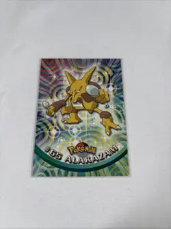 2000 Topps Pokemon TV Animation Series Black Logo #65 Alakazam - Image 1