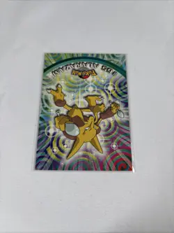 2000 Topps Pokemon TV Animation Series Black Logo #65 Alakazam - Image 3