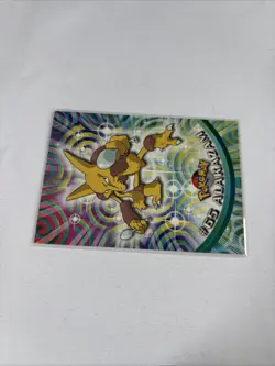2000 Topps Pokemon TV Animation Series Black Logo #65 Alakazam - Image 4