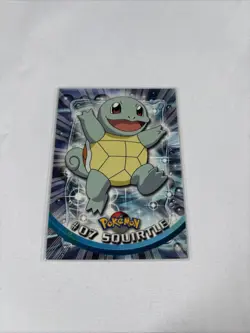 2000 Topps Pokemon TV Animation Series Black Logo #07 Squirtle - Image 1
