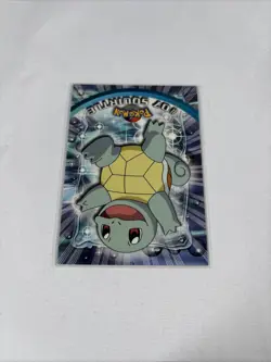 2000 Topps Pokemon TV Animation Series Black Logo #07 Squirtle - Image 3