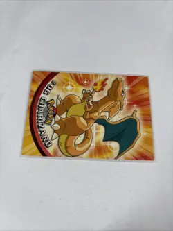 2000 Topps Pokemon TV Animation Series Black Logo #06 Charizard - Image 2