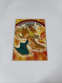2000 Topps Pokemon TV Animation Series Black Logo #06 Charizard - Image 3