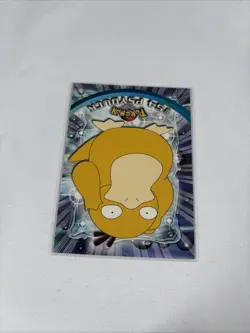 2000 Topps Pokemon TV Animation Series Black Logo #54 Psyduck - Image 3