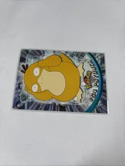 2000 Topps Pokemon TV Animation Series Black Logo #54 Psyduck - Image 4