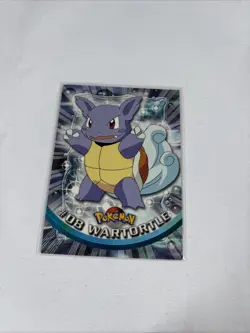 2000 Topps Pokemon TV Animation Series Black Logo #08 Wartortle - Image 1