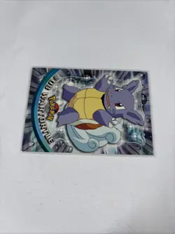 2000 Topps Pokemon TV Animation Series Black Logo #08 Wartortle - Image 2
