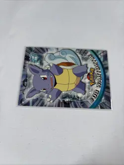 2000 Topps Pokemon TV Animation Series Black Logo #08 Wartortle - Image 4