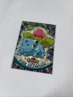 2000 Topps Pokemon TV Animation Series Black Logo #02 Ivysaur - Image 1