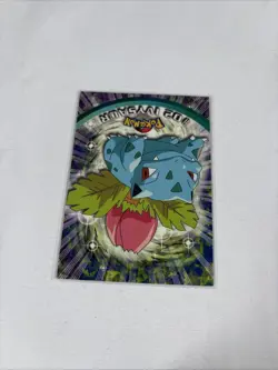 2000 Topps Pokemon TV Animation Series Black Logo #02 Ivysaur - Image 3