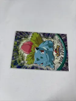 2000 Topps Pokemon TV Animation Series Black Logo #02 Ivysaur - Image 4