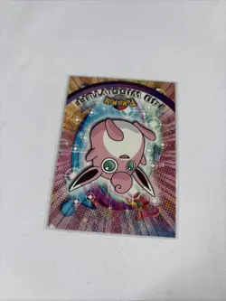 2000 Topps Pokemon TV Animation Series Black Logo #40 Wigglytuff - Image 3