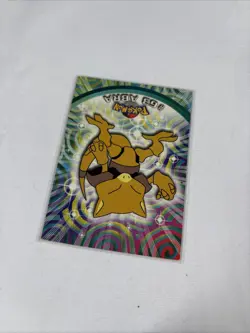 2000 Topps Pokemon TV Animation Series Black Logo #63 Abra - Image 3