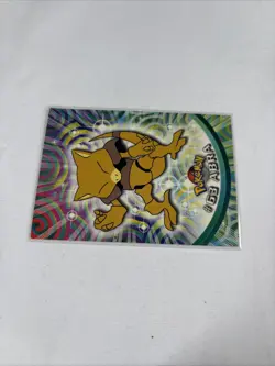 2000 Topps Pokemon TV Animation Series Black Logo #63 Abra - Image 4