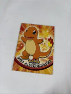 2000 Topps Pokemon TV Animation Series Black Logo #04 Charmander - Image 1