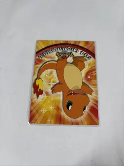 2000 Topps Pokemon TV Animation Series Black Logo #04 Charmander - Image 3