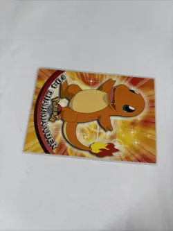 2000 Topps Pokemon TV Animation Series Black Logo #04 Charmander - Image 2