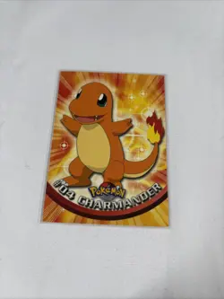 2000 Topps Pokemon TV Animation Series Black Logo #04 Charmander - Image 1