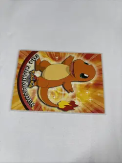 2000 Topps Pokemon TV Animation Series Black Logo #04 Charmander - Image 2
