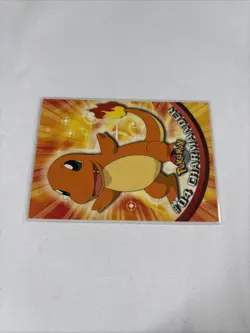 2000 Topps Pokemon TV Animation Series Black Logo #04 Charmander - Image 4
