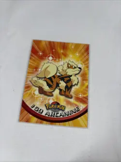 2000 Topps Pokemon TV Animation Series Black Logo #59 Arcanine - Image 1