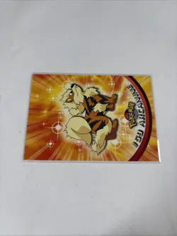 2000 Topps Pokemon TV Animation Series Black Logo #59 Arcanine - Image 4