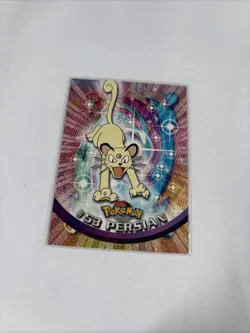 2000 Topps Pokemon TV Animation Series Black Logo #53 Persian - Image 1