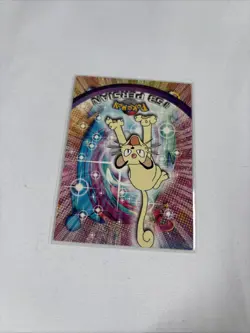 2000 Topps Pokemon TV Animation Series Black Logo #53 Persian - Image 3