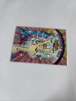 2000 Topps Pokemon TV Animation Series Black Logo #53 Persian - Image 4