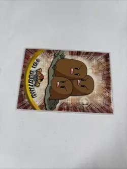 2000 Topps Pokemon TV Animation Series Black Logo #51 Dugtrio - Image 2