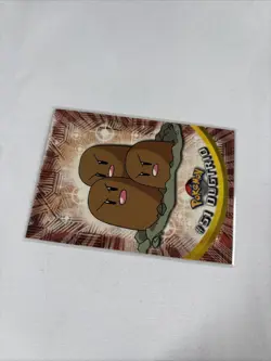 2000 Topps Pokemon TV Animation Series Black Logo #51 Dugtrio - Image 4