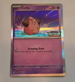 Pokemon TCG Cleffa SVP Black Star Promos SVP037 Holo Promo - Image 1