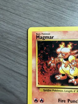 Pokemon TCG Magmar 36/102 Base Set Vintage LP - Image 2