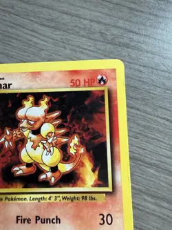 Pokemon TCG Magmar 36/102 Base Set Vintage LP - Image 3