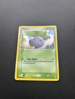 Pokemon Card EX Unseen Forces Reverse Holo Oddish 64/115 Stamped - Image 2
